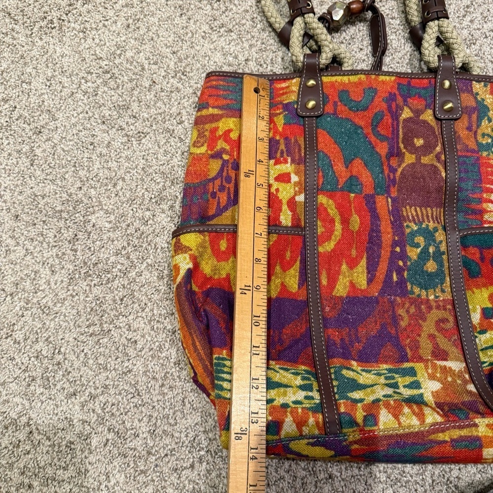 RAFE New York Colorful Artistic Tote Bag with Rope Handles - Picture 10 of 10